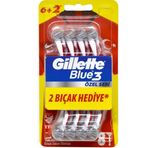 Gillette Blue3 Özel Seri 2 Adet 6+2'li Kullan At Tıraş Bıçağı