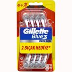 Gillette Blue3 Özel Seri 4 Adet 6+2'li Kullan At Tıraş Bıçağı