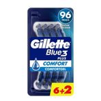 Gillette Blue3 Plus Comfort 6+2 Adet Kullan At Tıraş Bıçağı