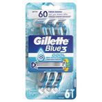 Gillette Blue3 Plus Cool 6'lı Tıraş Bıçağı