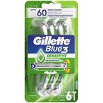 Gillette Blue3 Sensitive Tıraş Bıçağı 6'lı