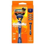 Gillette Champions League Özel Seri Üretim Fusion 5 Bıçaklı Tıraş Makinesi 3Up