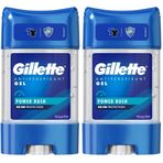 Gillette Clear Jel Power Rush Antiperspirant Deodorant 70 ml 2li paket