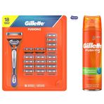 Gillette Fusion 16'lı Yedek Tıraş Bıçağı + Fusion 200 ml Tıraş Jeli