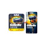 Gillette Fusion 5 Proglide Yedek Bıçak 4'Lü + Proglide Flexball Tıraş Makinesi 1 Yedekli