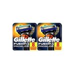 Gillette Fusion 5 Proglide Yedek Tıraş Bıçağı 8'li x 2'li