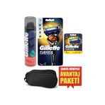 Gillette Fusion Flexball Makina 1 Up + Fusion 4 Lü Bıçak + Tıraş Jeli 200 Ml