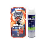 Gillette Fusion Flexball Power Makine 1 Up + Sensitive Köpük 250 Ml 8464561456