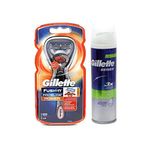 Gillette Fusion Flexball Power Makine 1 UP + Sensitive Köpük 250 ml