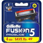 Gillette Fusion Proglide Erkek Yedek Tıraş Bıçağı 5 Bıçaklı 4'lü Paket – Ergonomik Saplı, Uzun Ömürlü Keskinlik