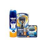 Gillette Fusion Proglide Flexball 1Up Tıraş Makinesi + 2 Yedek + Jel