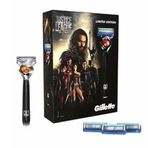 Gillette Fusion ProGlide Flexball Justice League Özel Paketi Tıraş Makinesi + 4'lü Tıraş Bıçağı