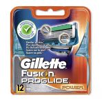 Gillette Fusion Proglide Power Bıçaklar, 12 Parçalı Değer Paketi