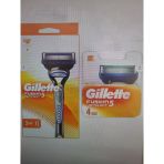 Gillette Fusion Start Tıraş Makinesi + 2 Adet Yedek Tıraş Bıçağı Başlığı +Yedek Bıçağı Başlığı x4