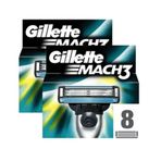 Gillette Mach 3 8'li x 2 Adet Yedek Tıraş Bıçağı