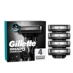 Gillette Mach3 Charcoal 4'lü Yedek Bıçak