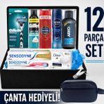 Gillette Mach3 Damat Bohçası Nişan Bohçası Erkek Bakım Seti Tıraş Bıçağı Damat Sandığı