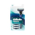 Gillette Mach3 Sport Erkekler Için El Tıraş Makinesi + Çelikten Daha Sert Bıçaklarla Değiştirilebilir 3 Bıçak - standart