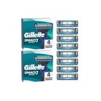 Gillette Mach3 Sport Yedek Tıraş Bıçağı 4 adet x2