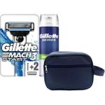 Gillette Mach3 Start Makine +2 Adet Tıraş Bıçağı + Gillette 250 ml Köpük + Seyahat Çantası