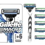 Gillette Mach3 Start Tıraş Makinesi + 6 Lı Yedek Tıraş Bıçağı