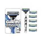 Gillette Mach3 Start Tıraş Makinesi + 6'lı Yedek Tıraş Bıçağı