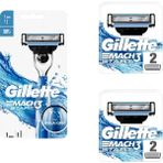 Gillette Mach3 Start Tıraş Makinesi + Gillette 2 Adet Mach3 Start 2'li Yedek