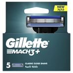 Gillette Mach3+ Tıraş Bıçağı 5'li