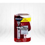 Gillette Mach3 Tıraş Makinesi 1 up + 5 Yedek Tıraş Bıçağı
