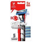 Gillette Mach3 Turbo 5 Up 3D Motion Tiras Makinesi