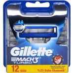 Gillette Mach3 Turbo Tıraş Bıçağı 2 * 12 Li