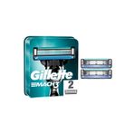 Gillette Mach3 Yedek Erkek Tıraş Bıçağı 2'Li - Diş Beyazlatıcı Köpük Hediye