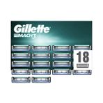 Gillette Mach3 Yedek Tıraş Bıçağı 18 Adet Karton Paket Ergonomik Tasarım ile Pürüzsüz Tıraş - standart