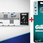 Gillette Mach3 Yedek Tiras Bicagi 8'Li (Karton Paket) + Mach3 Tiras Makinesi 1 Yedekli