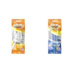 Gillette Permatik Kullan At Tıraş Bıçağı 10 Adet ve Gillette Permatik Banyo Kullan At Erkek Tıraş Bıçağı 10 Adet