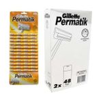 Gillette Permatik Tek 96'Lı Hassas Cilt Dostu Manuel Tıraş Ürünü Unisex Kullanım İçin