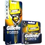 Gillette Proshield 1 Yedekli Makine Ve 4 Yedekli Bıçağı