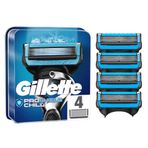 Gillette ProShield Chill Tıraş Bıçağı, Islak Tıraş Makinesi Erkekler için 4 Yedek Bıçak, 5 Kademeli Bıçak