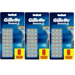 Gillette Sensor 3 3x8 Adet Yedek Tıraş Bıçağı