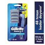 Gillette Sensor 3+ Comfort 4'lü Yedek Bıçağı