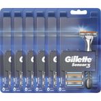 Gillette Sensor 3 Mak + 6'lı Bıçak x 6 Adet
