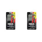 Gillette Sensor 3 Plus Black Makine + 4 Yedek Başlık - 2 Adet