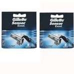 Gillette Sensor Excel 2x5'li Yedek Tıraş Bıçağı