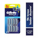 Gillette Sensor3 Plus Comfort 8'Li Bıçak