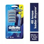 Gıllette Sensor3 Plus Comfort Black H+4*8