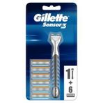 Gillette Sensor3 Tıraş Makinesi +6 Bıçak