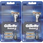 Gıllette Sensor3 Tiras Makinesi Yedek Tiras Bicagi 6'Li X 2 Adet
