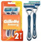 Gillette Sensor5 Erkek Tek Kullanımlık Jilet, 2 adet