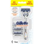 Gillette Skinguard Tıraş Makinesi + 4'lü Yedek Tıraş Bıçağı Tıraş Seti