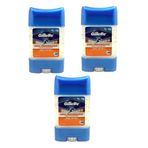 Gillette Sport Triumph Antiperspirant Clear Gel Deodorant Stick, 70 ml, 3'lü Set